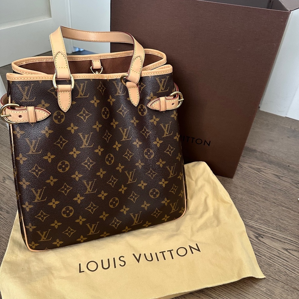 LOUIS VUITTON Monogram Batignolles Vertical Tote Bag - NEW